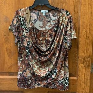 Figure flattering top frim dressbarn